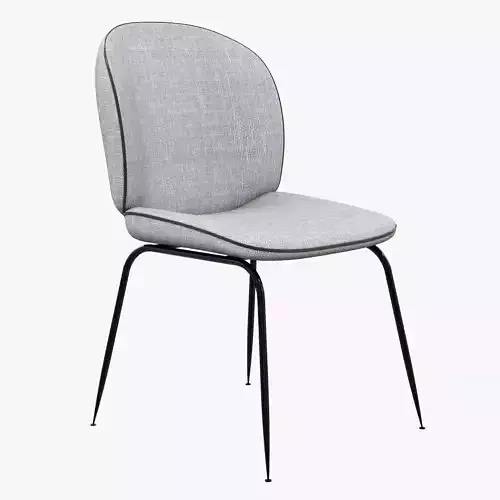 Modern fabric chair 3D model
