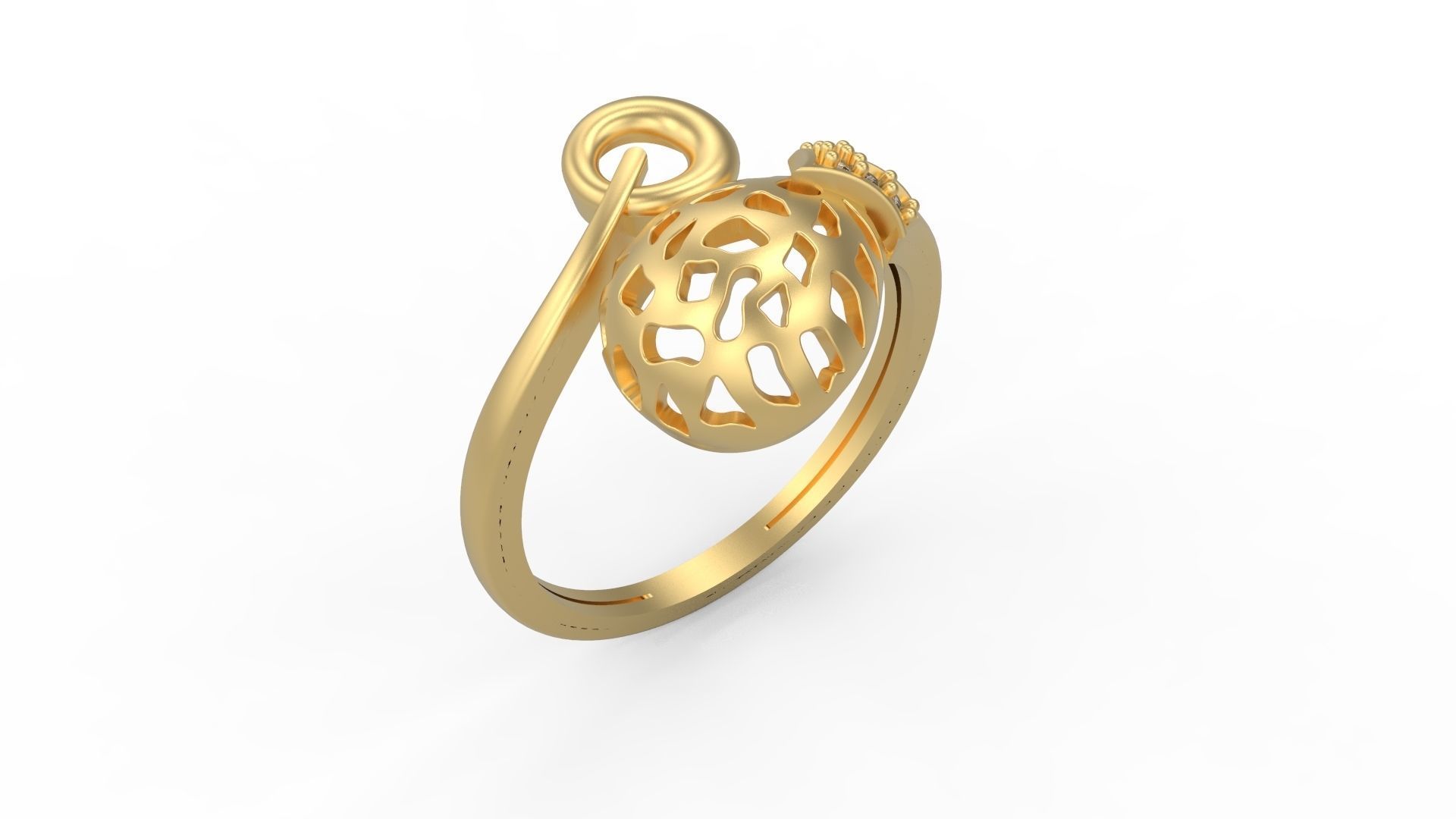 Minimalist Ring 456 3D print model_1