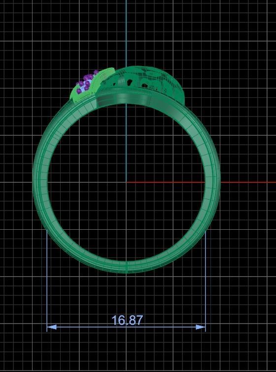 Minimalist Ring 456 3D print model_6