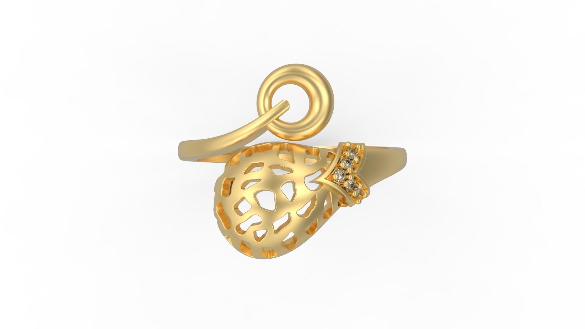 Minimalist Ring 456 3D print model_4