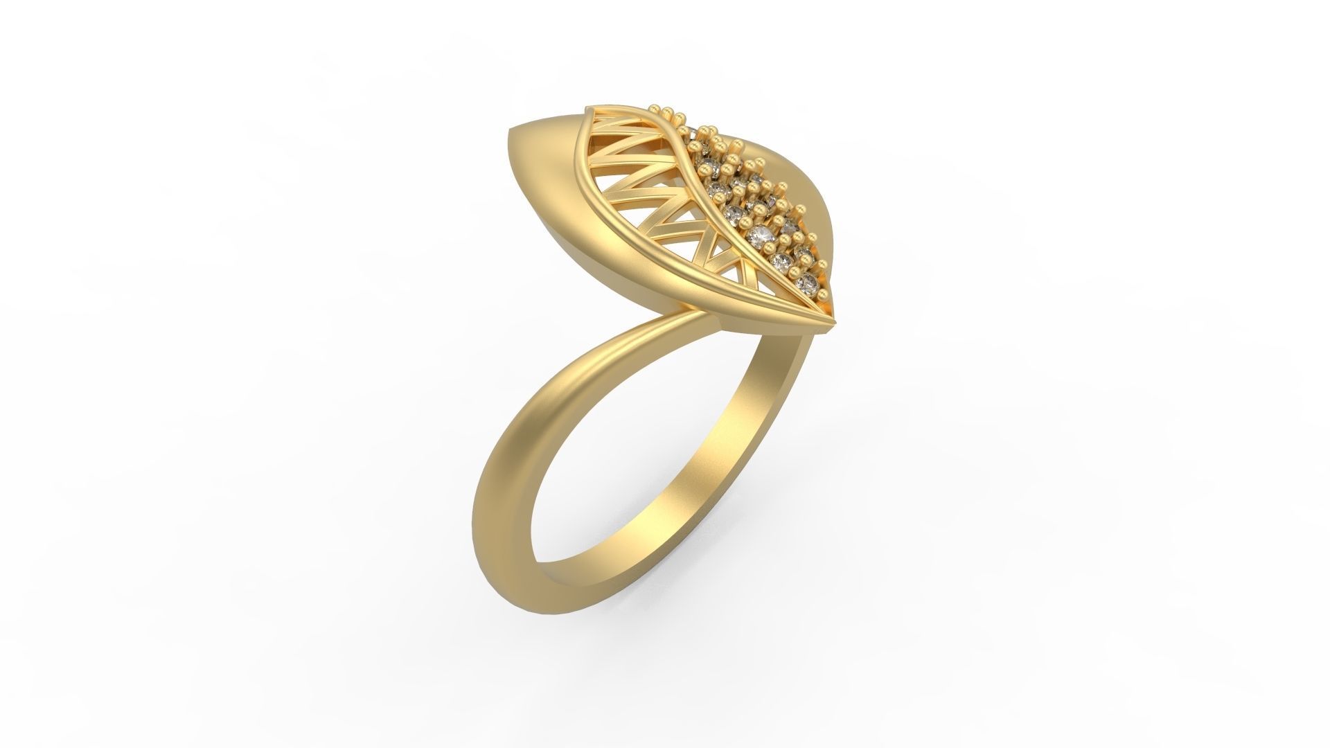 Minimalist Ring 459 3D print model_1