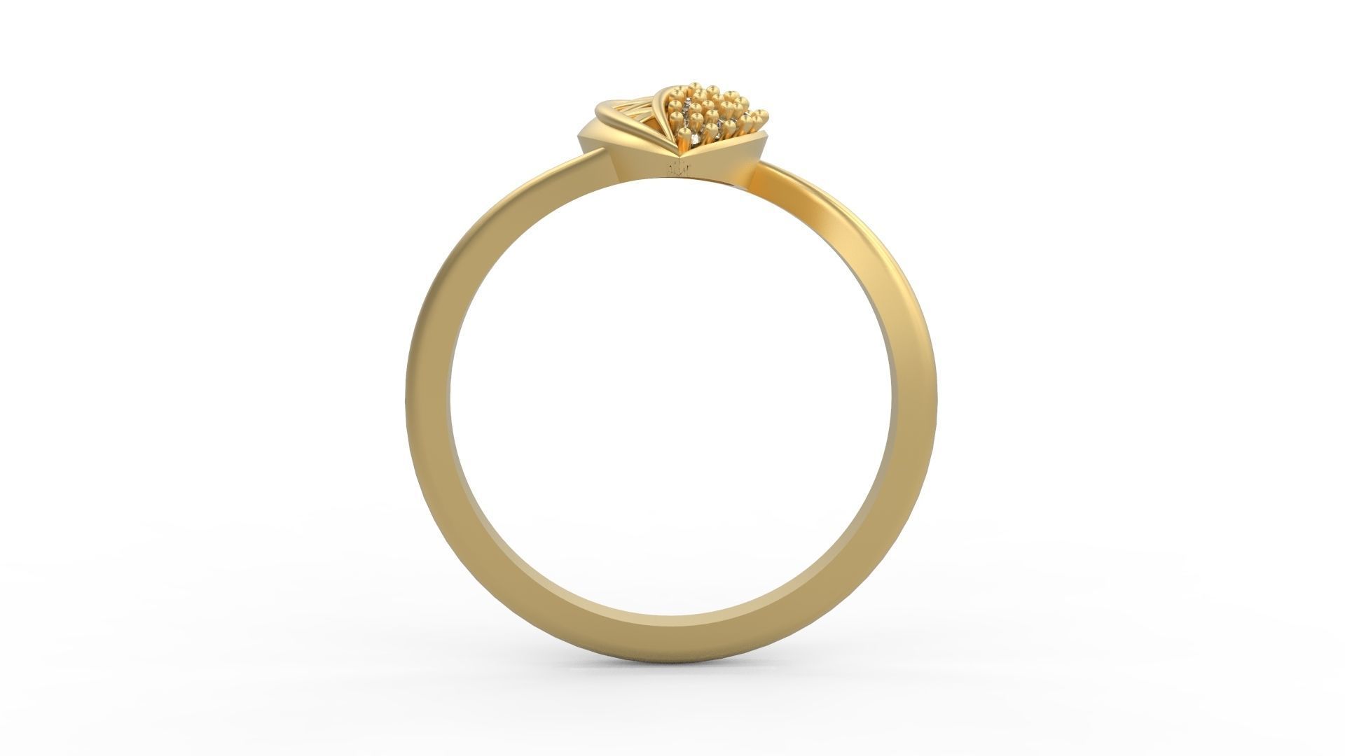Minimalist Ring 459 3D print model_2