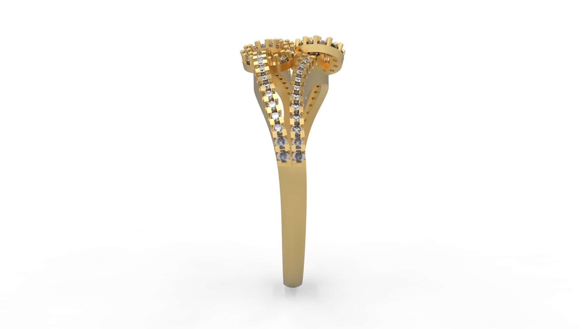 Minimalist Ring 460 3D print model_3