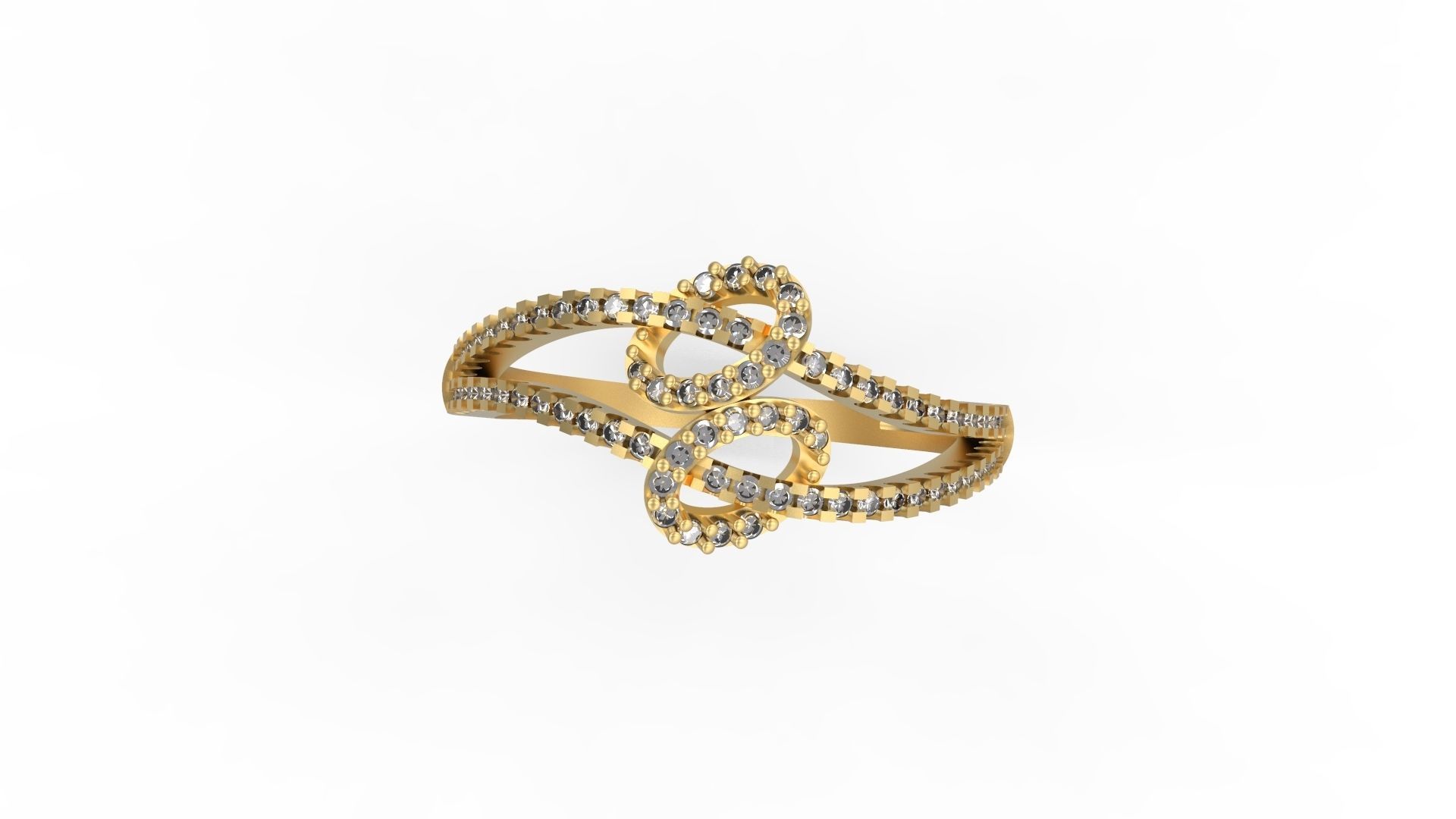 Minimalist Ring 460 3D print model_4