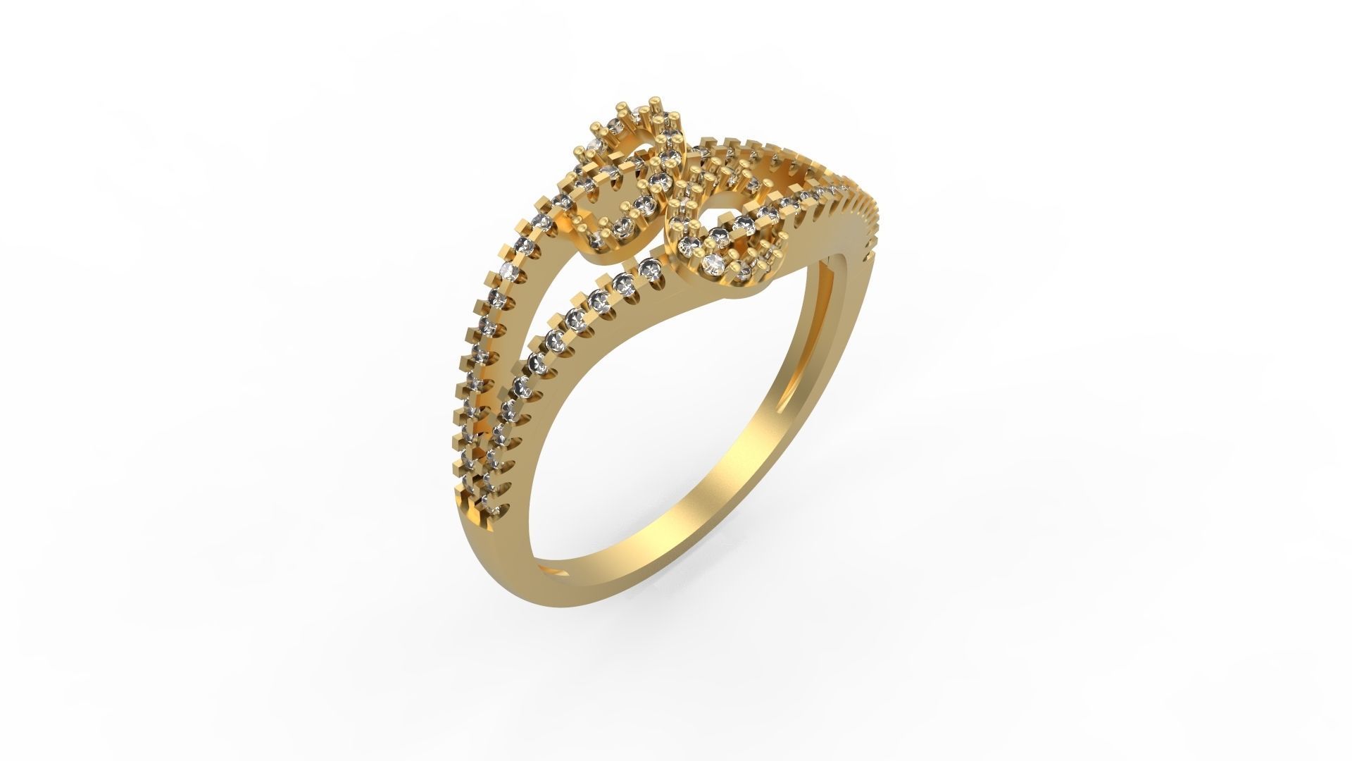 Minimalist Ring 460 3D print model_1