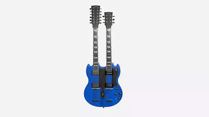 Electric Guitar E05 Dark Blue - Music Instrument Design