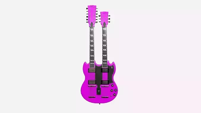 Electric Guitar E06 Pink - Music Instrument Design