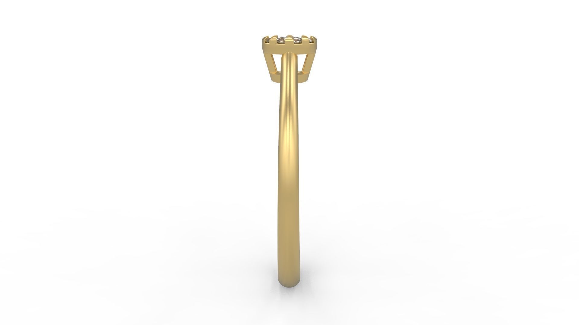 Minimalist Ring 463 3D print model_3