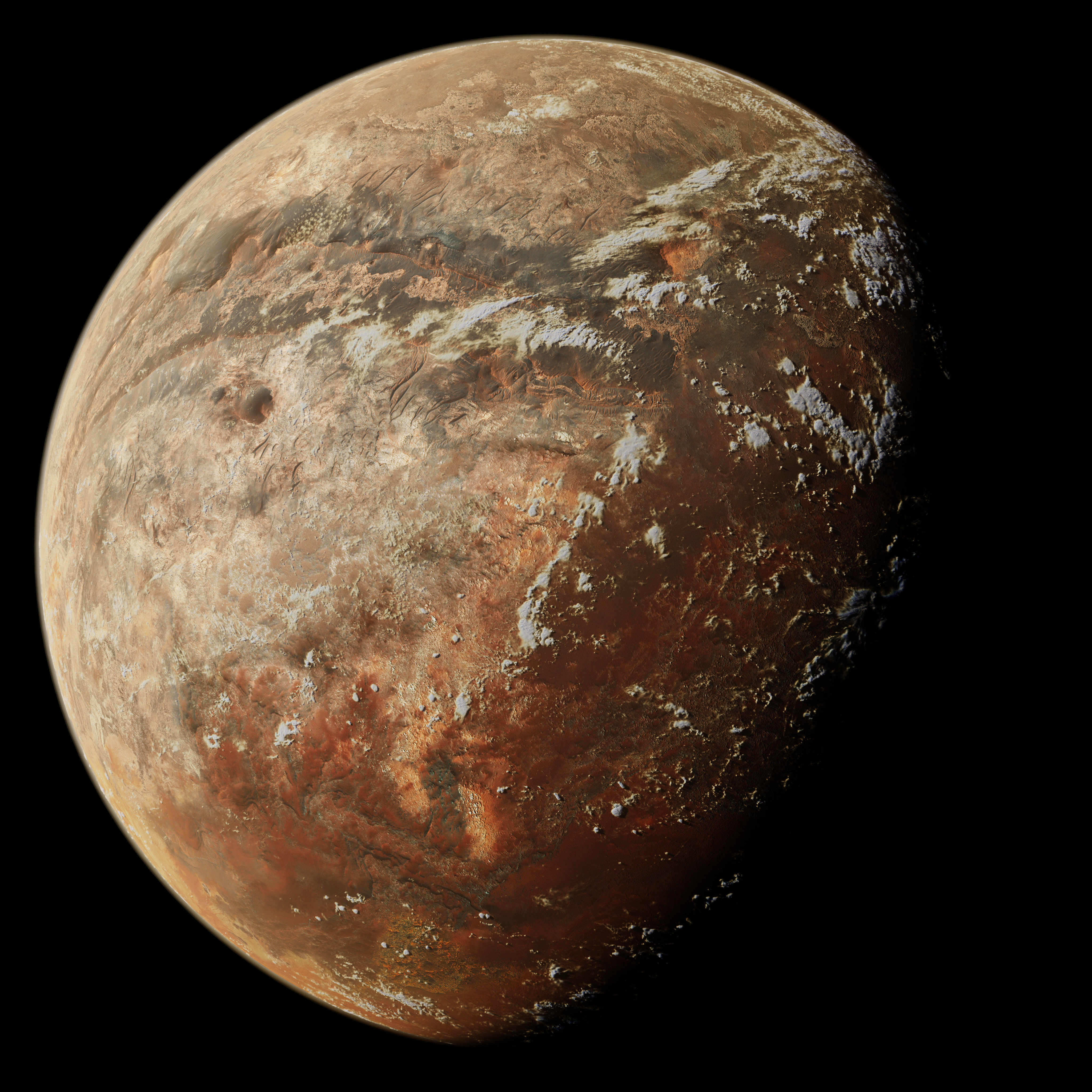 Korriban - 16k Star Wars Planet Texture 3D model_3