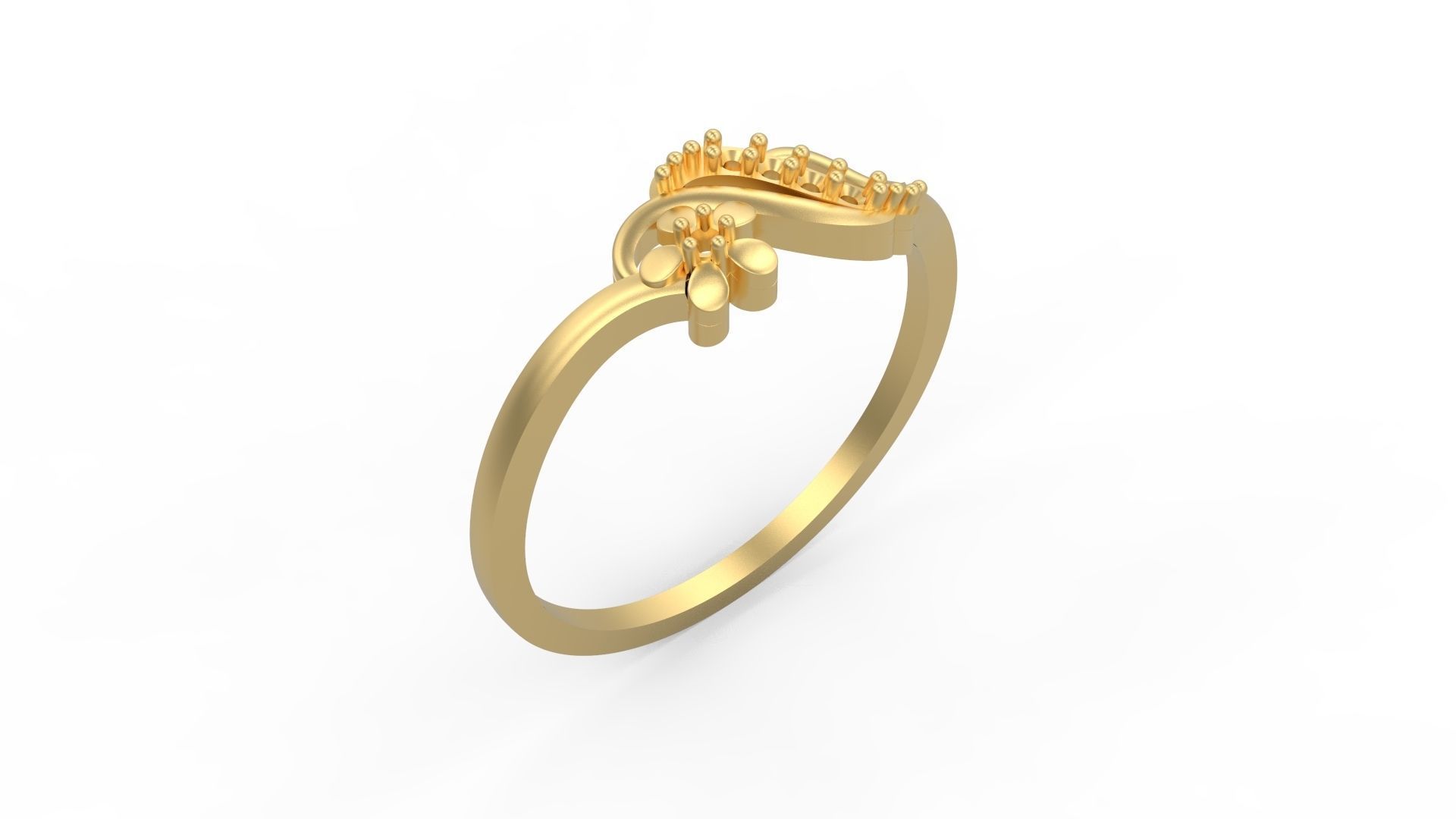 Minimalist Ring 466 3D print model_1