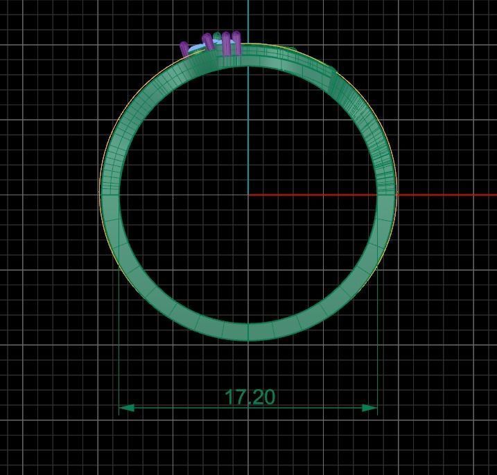 Minimalist Ring 470 3D print model_6