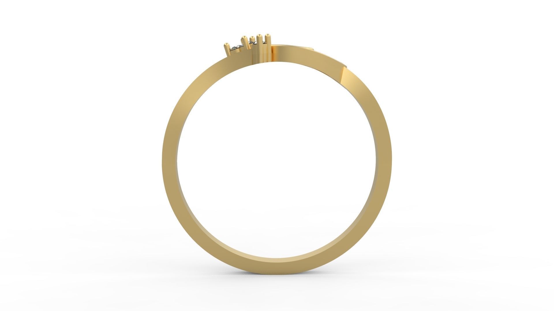 Minimalist Ring 470 3D print model_2