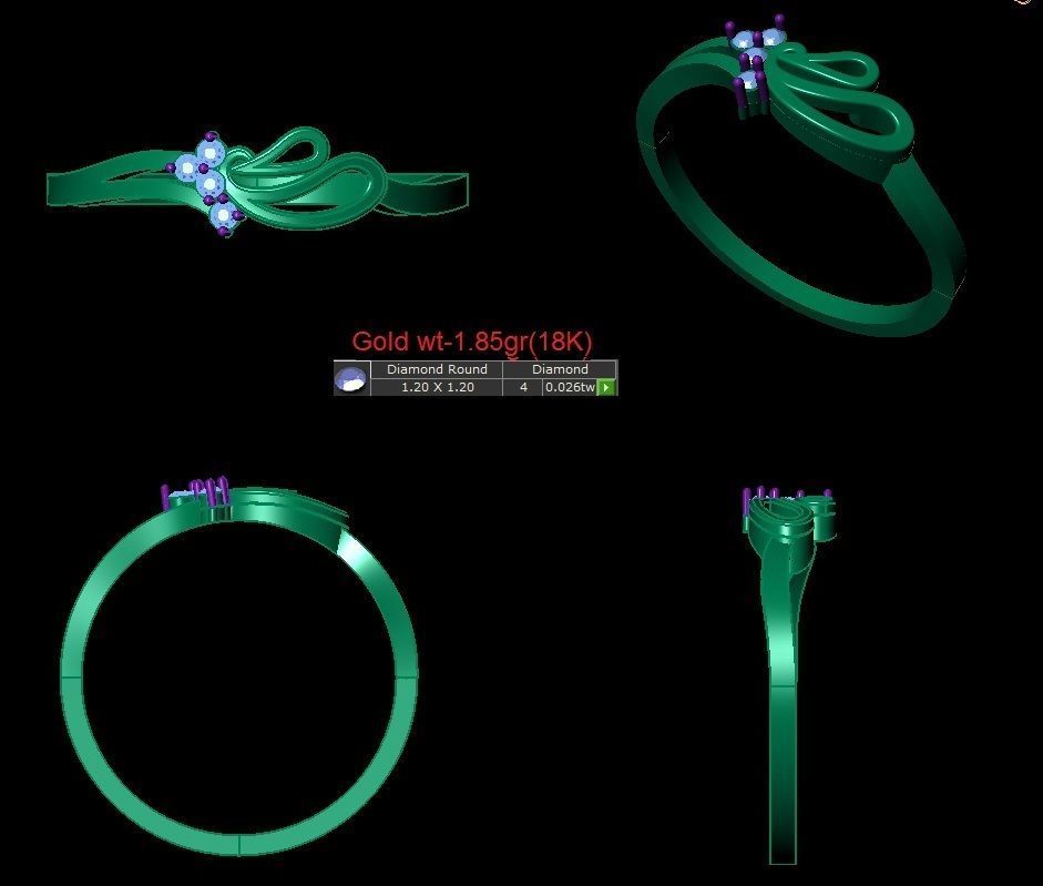 Minimalist Ring 470 3D print model_7