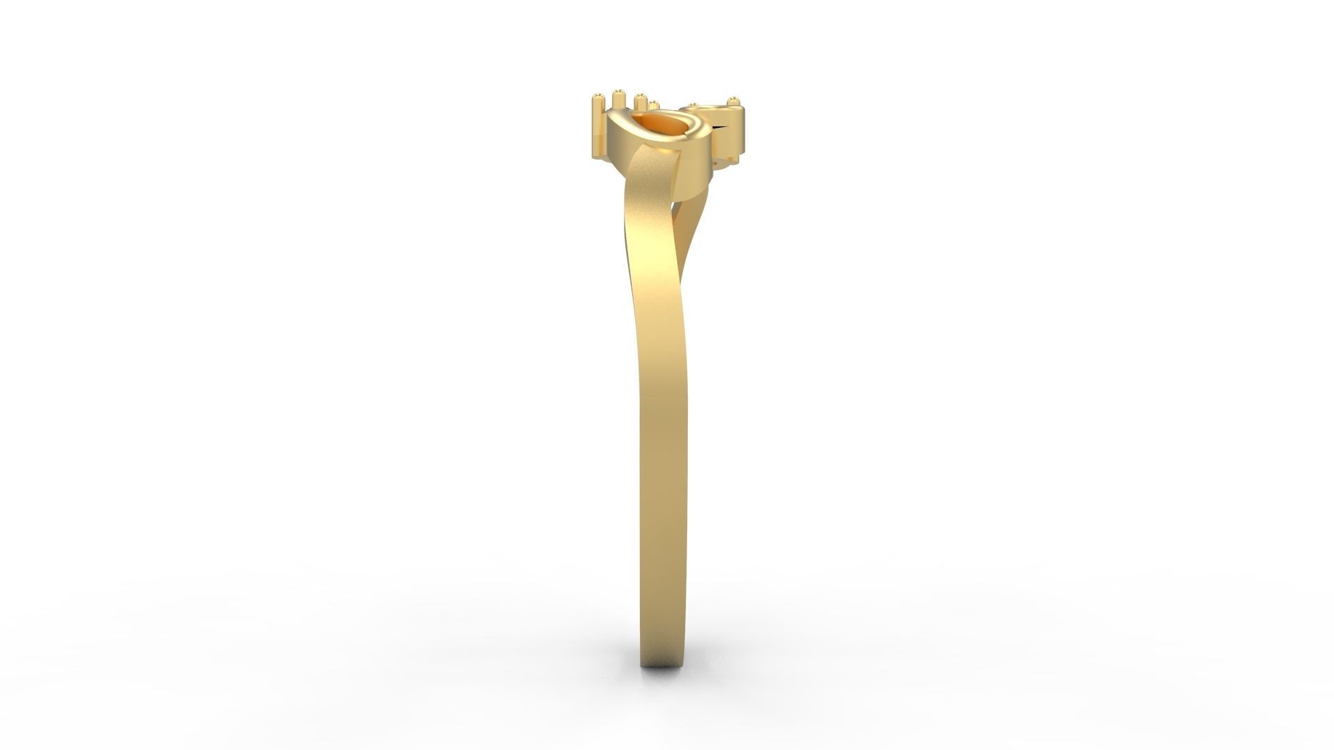 Minimalist Ring 470 3D print model_3