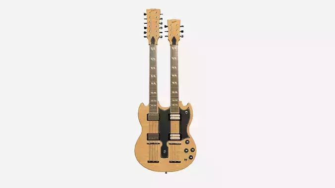 Electric Guitar E09 Light Wood - Music Instrument Design