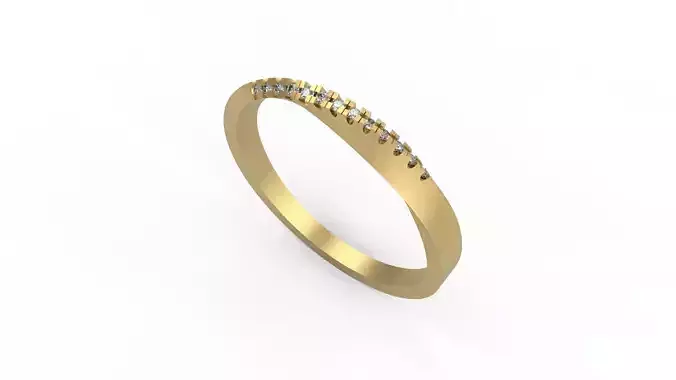 Twist Minimalist Ring 478