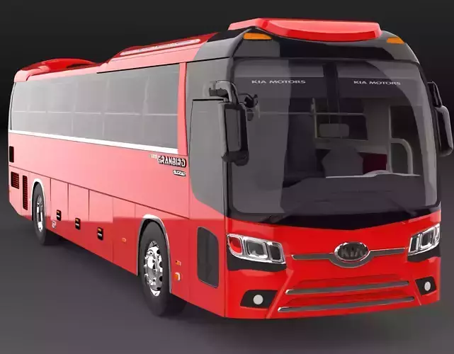 Kia Granbird SIlkroad 2015 Low-poly 3D model