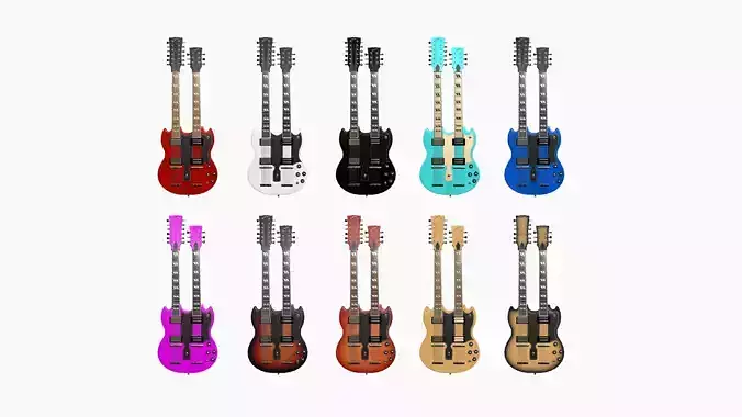 10 Electric Guitar E Collection - Music Instrument Design