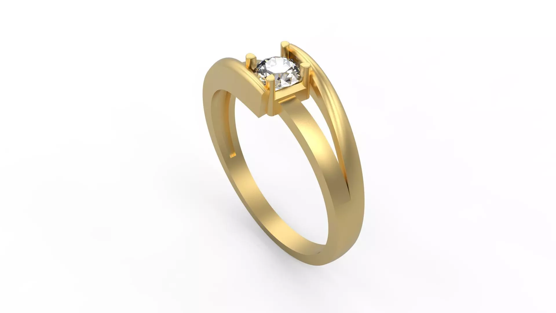 Minimalist Ring 486 3D print model_0