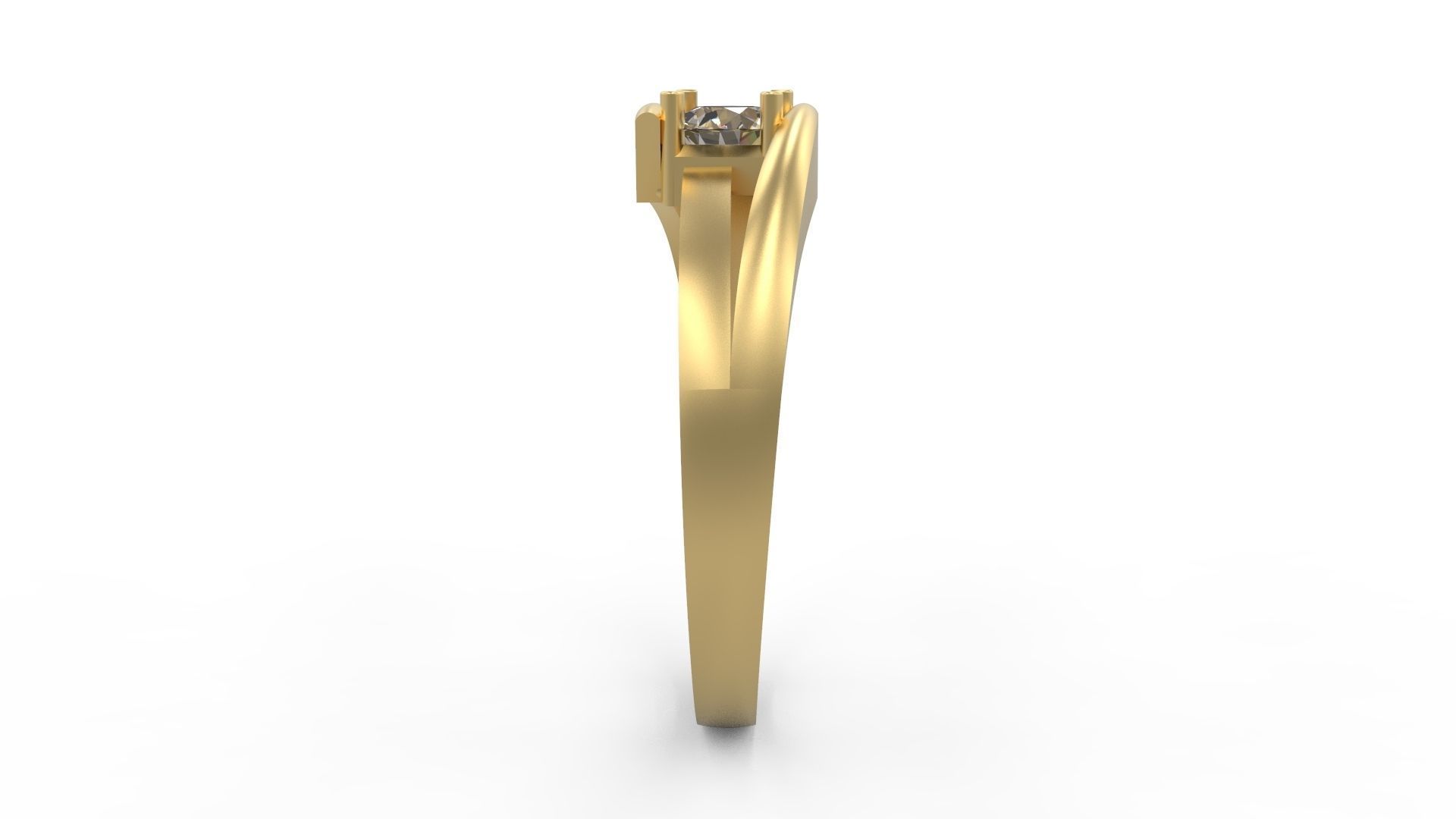 Minimalist Ring 486 3D print model_3