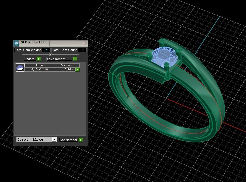 Minimalist Ring 486 3D print model_5