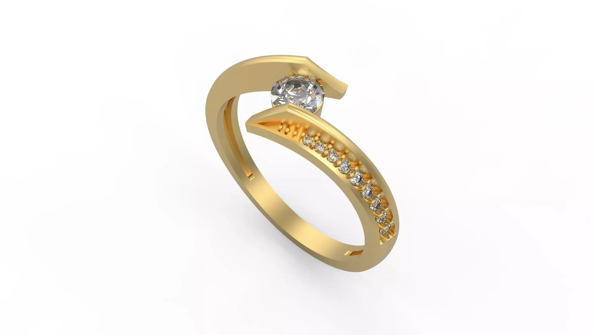 Minimalist Ring 487 3D print model_0