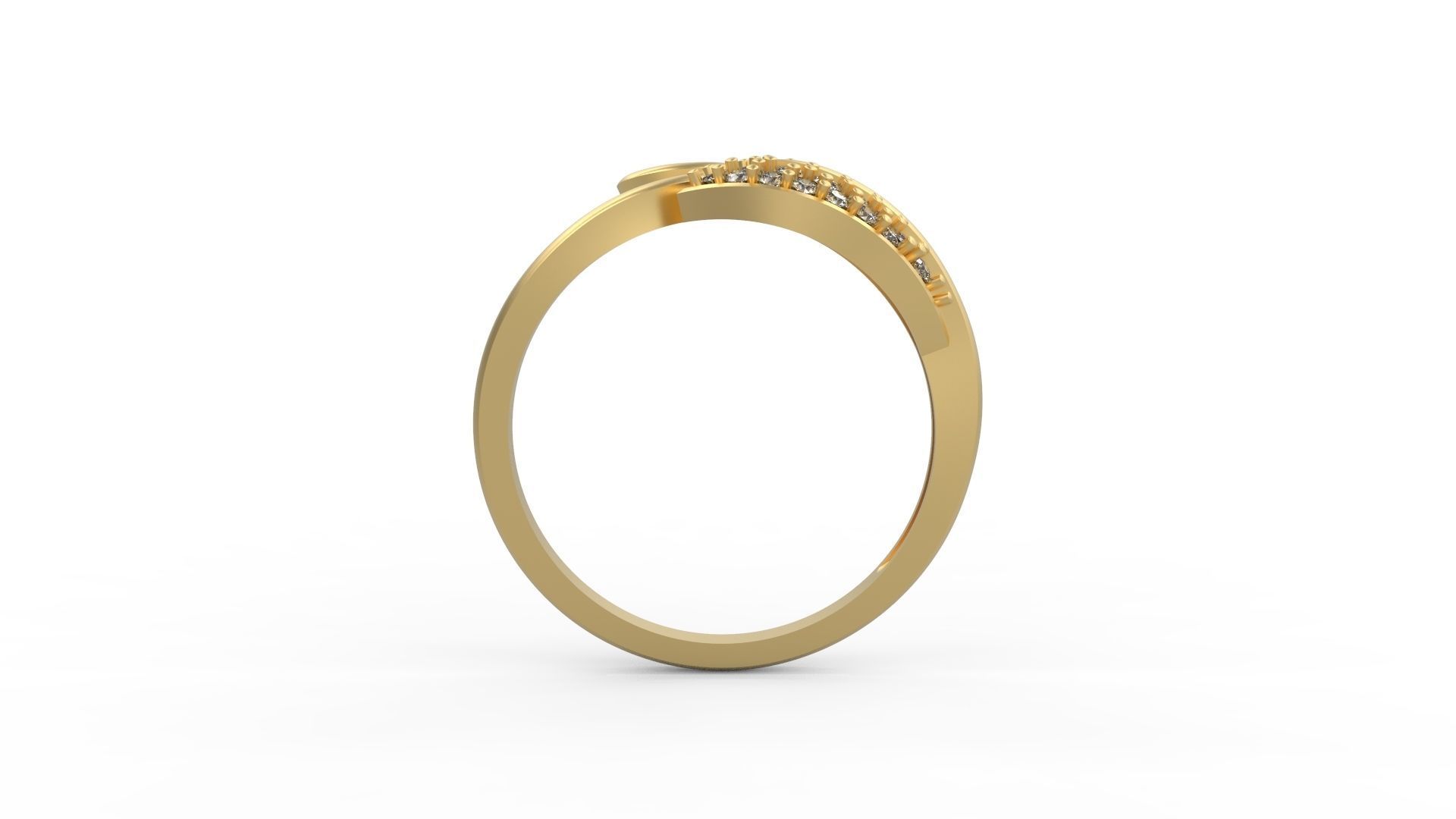 Minimalist Ring 489 3D print model_2