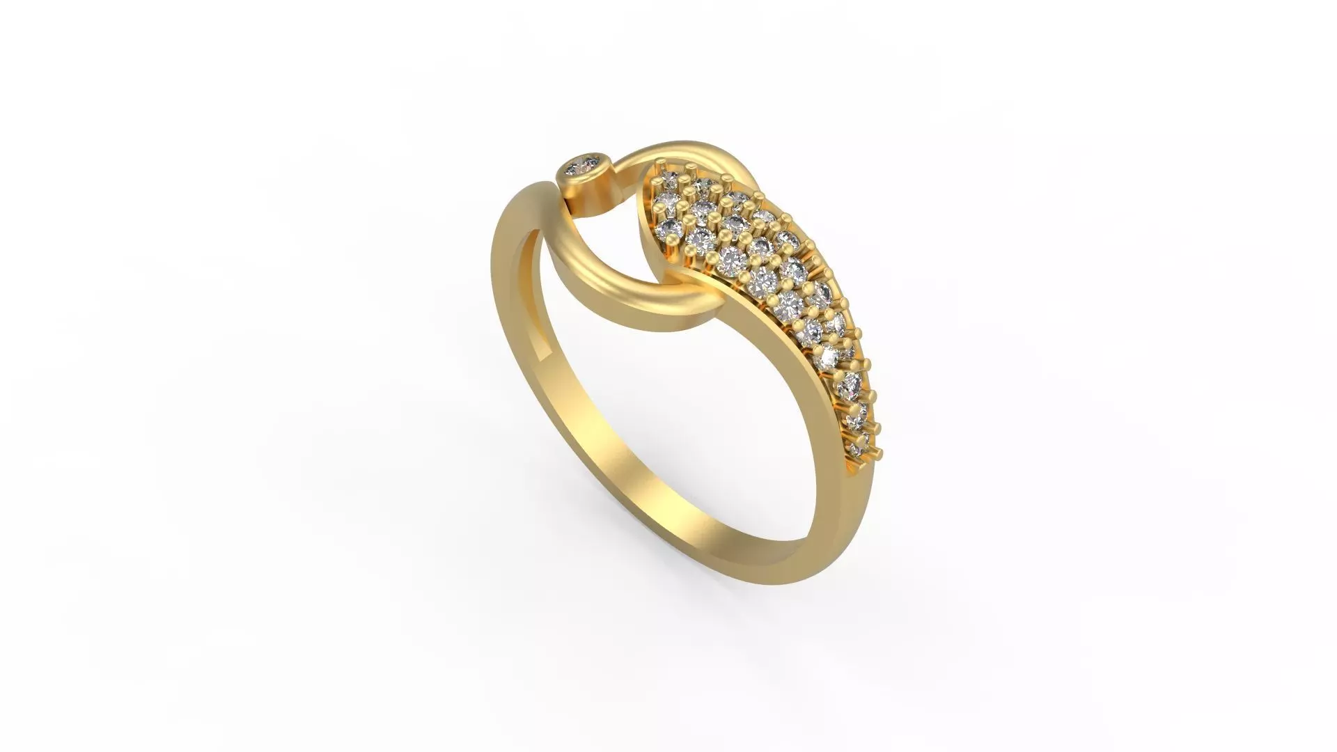 Minimalist Ring 490 3D print model_0