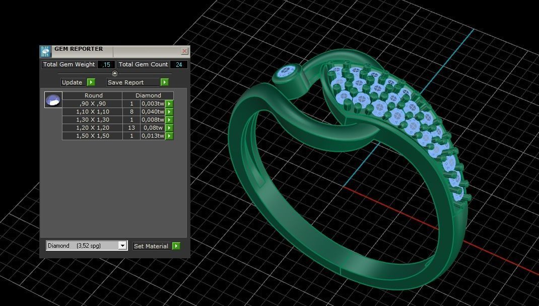 Minimalist Ring 490 3D print model_5