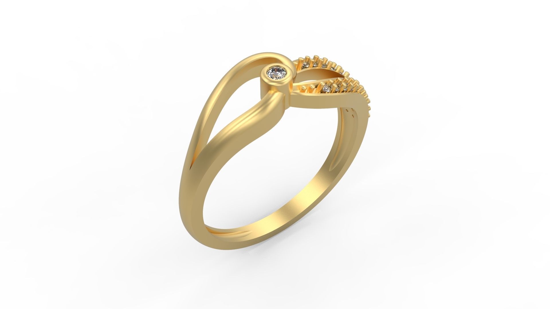 Minimalist Ring 493 3D print model_1