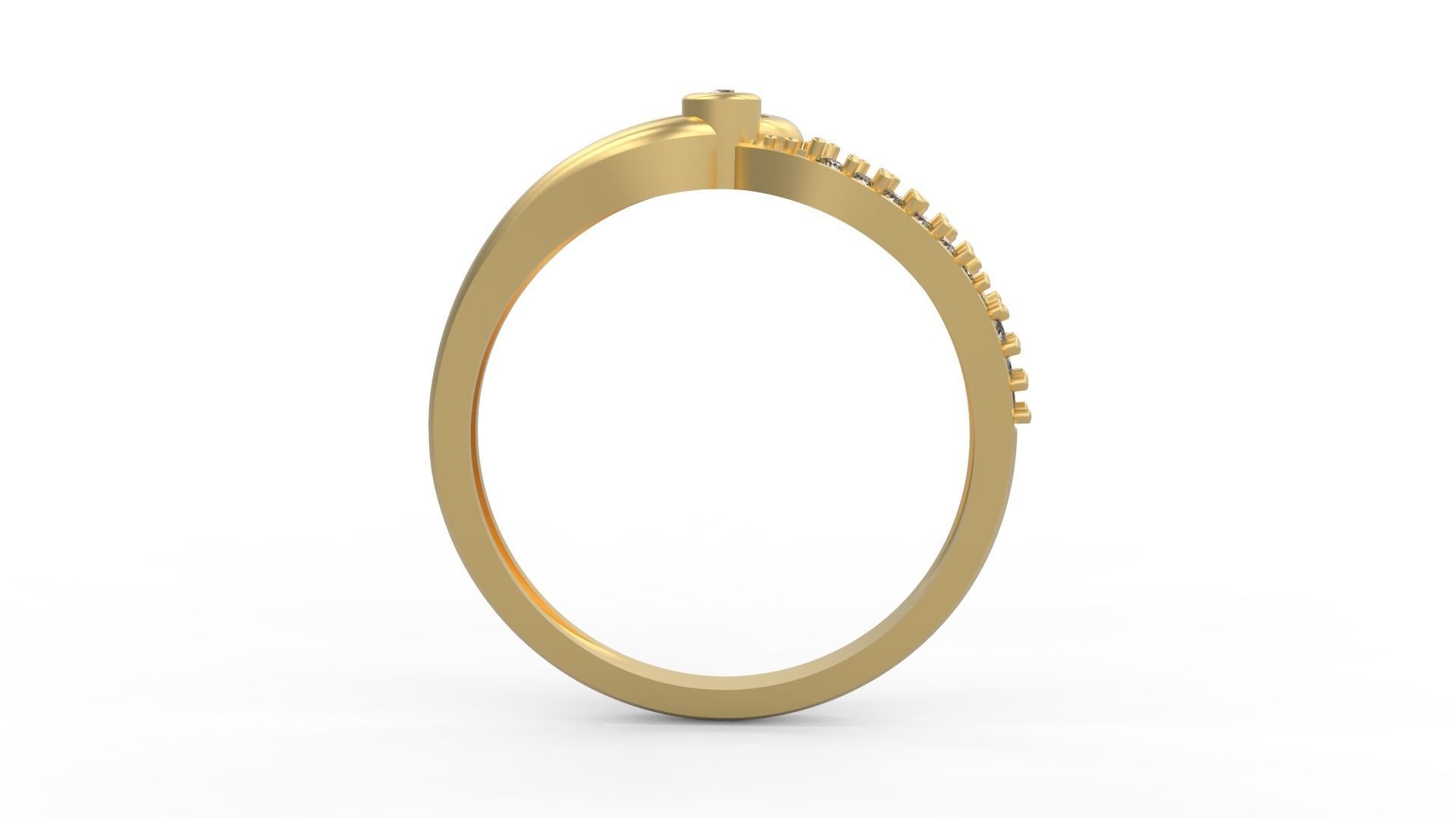 Minimalist Ring 493 3D print model_2