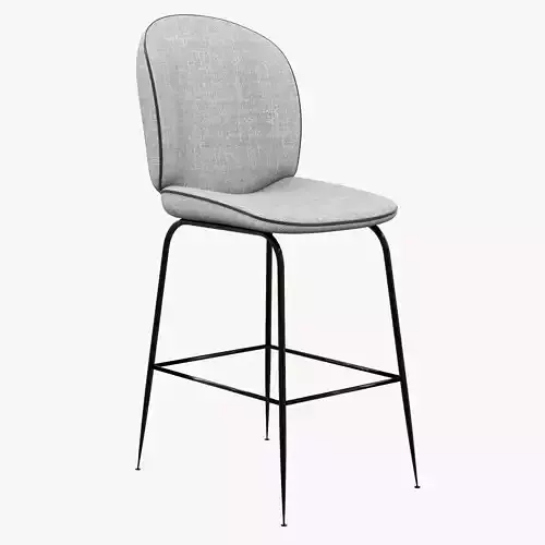 Modern fabric bar stool