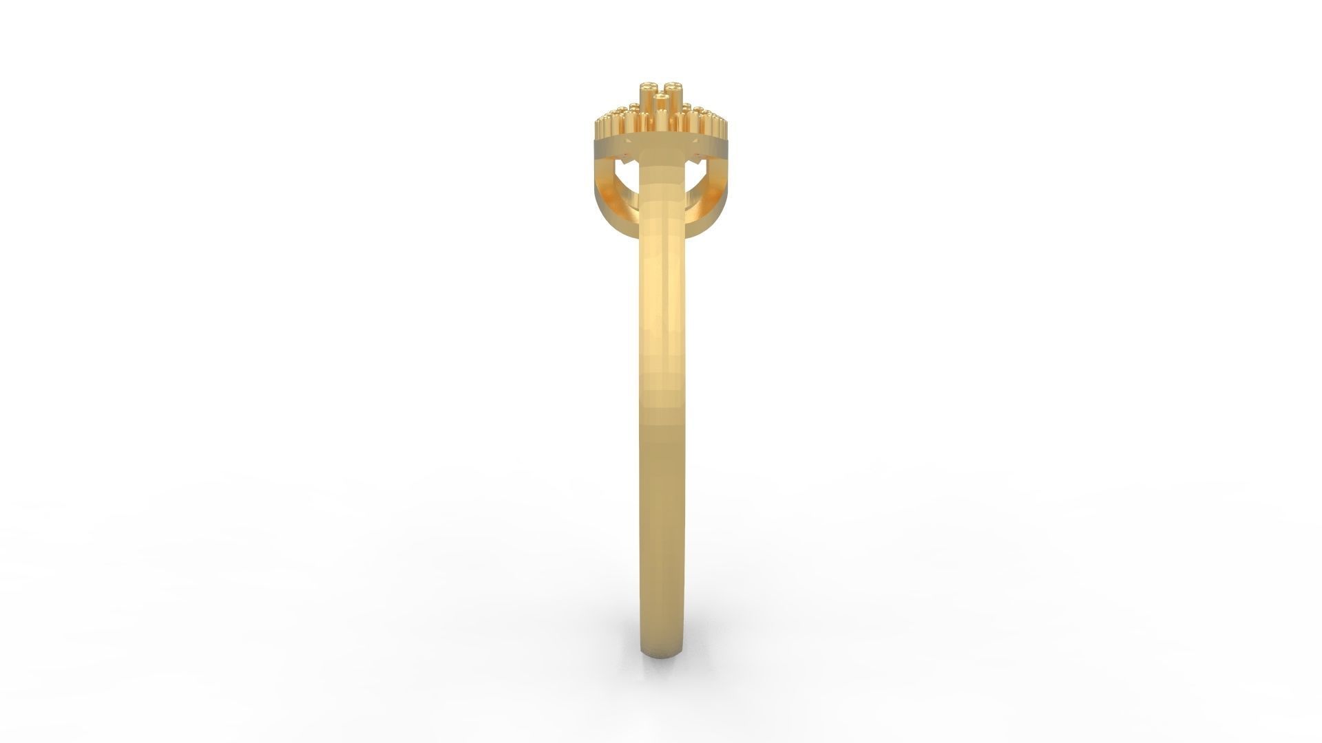 Minimalist Ring 497 3D print model_3