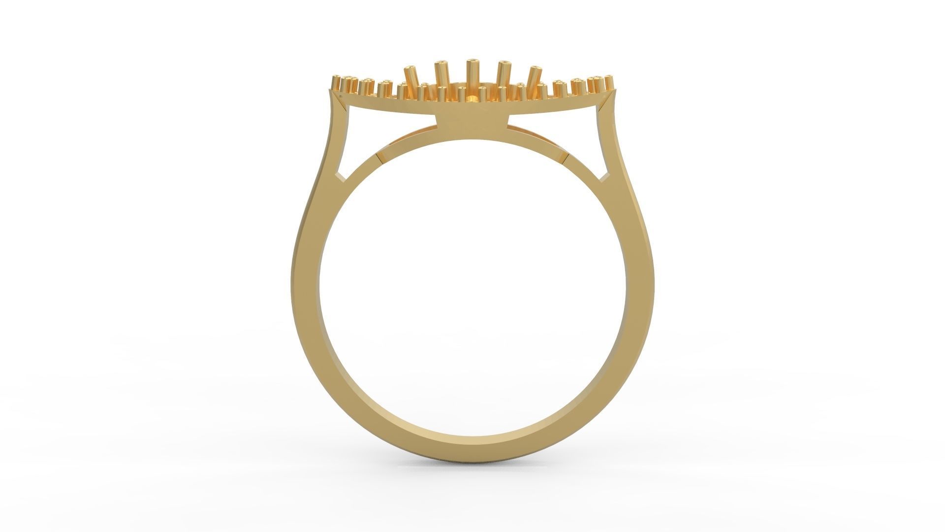 Minimalist Ring 497 3D print model_2