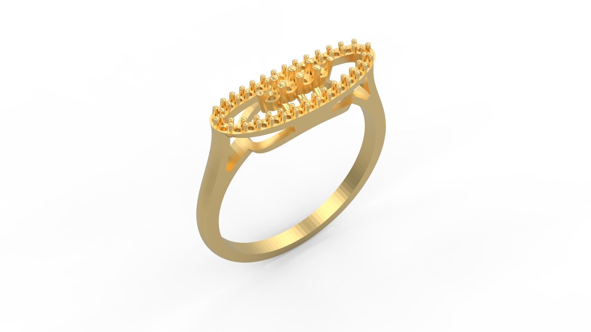 Minimalist Ring 497 3D print model_1