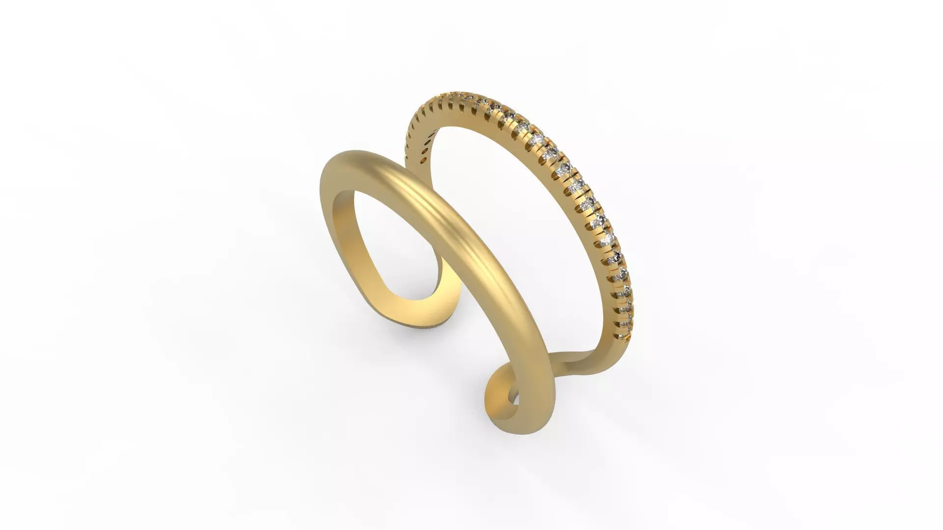 Minimalist Ring 500 3D print model