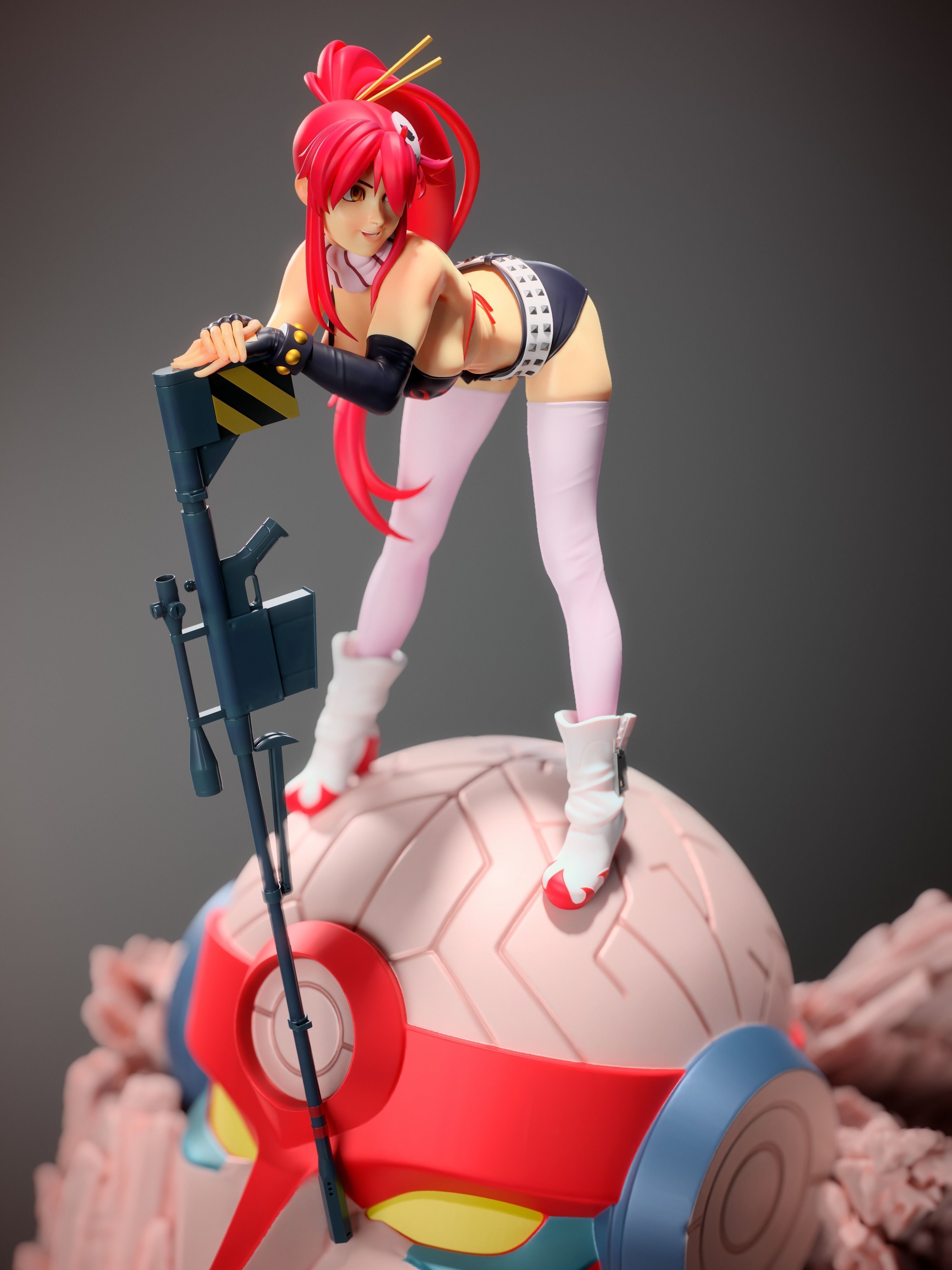 Yoko Rittona 3D print model_1