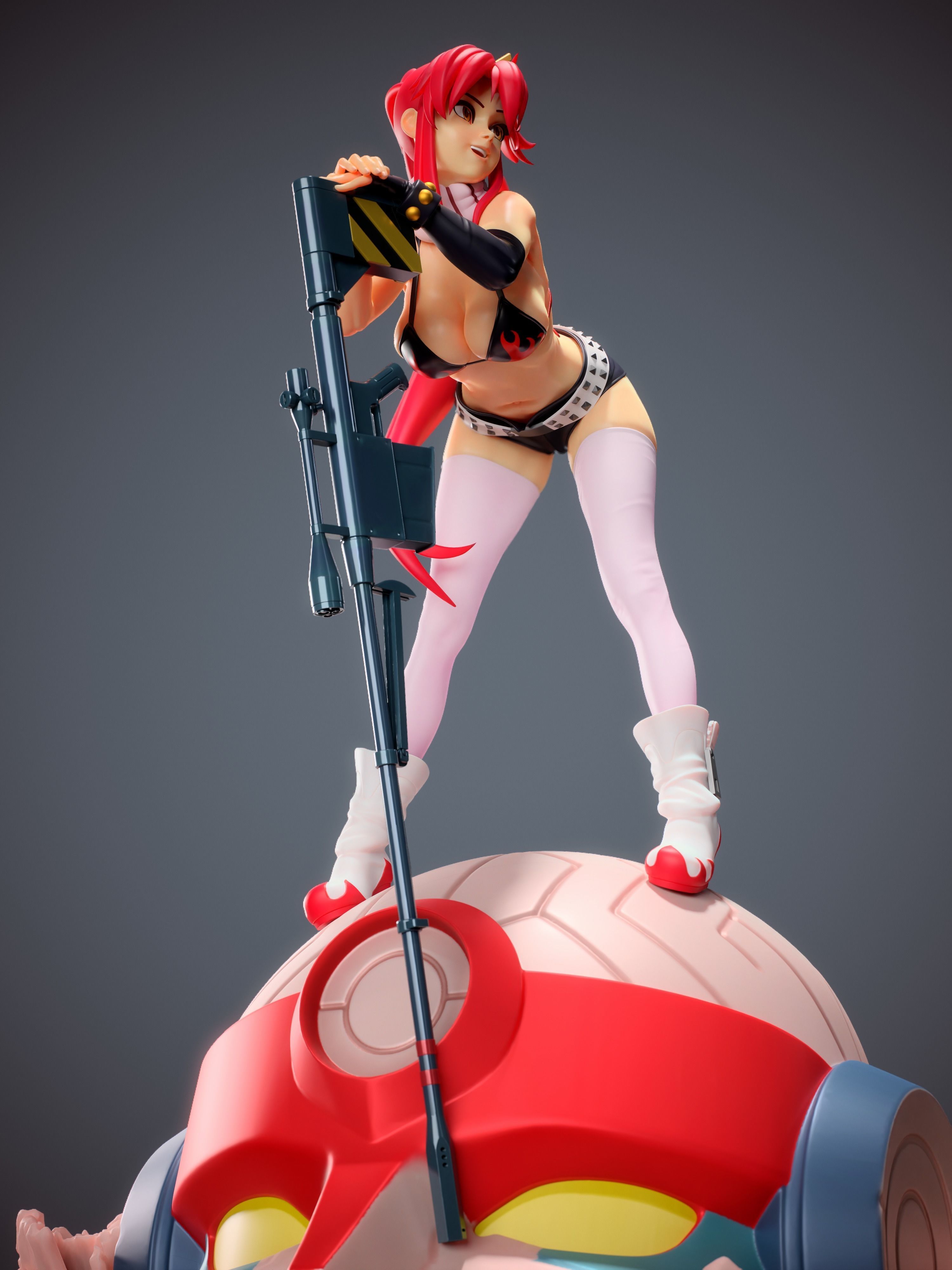 Yoko Rittona 3D print model_2