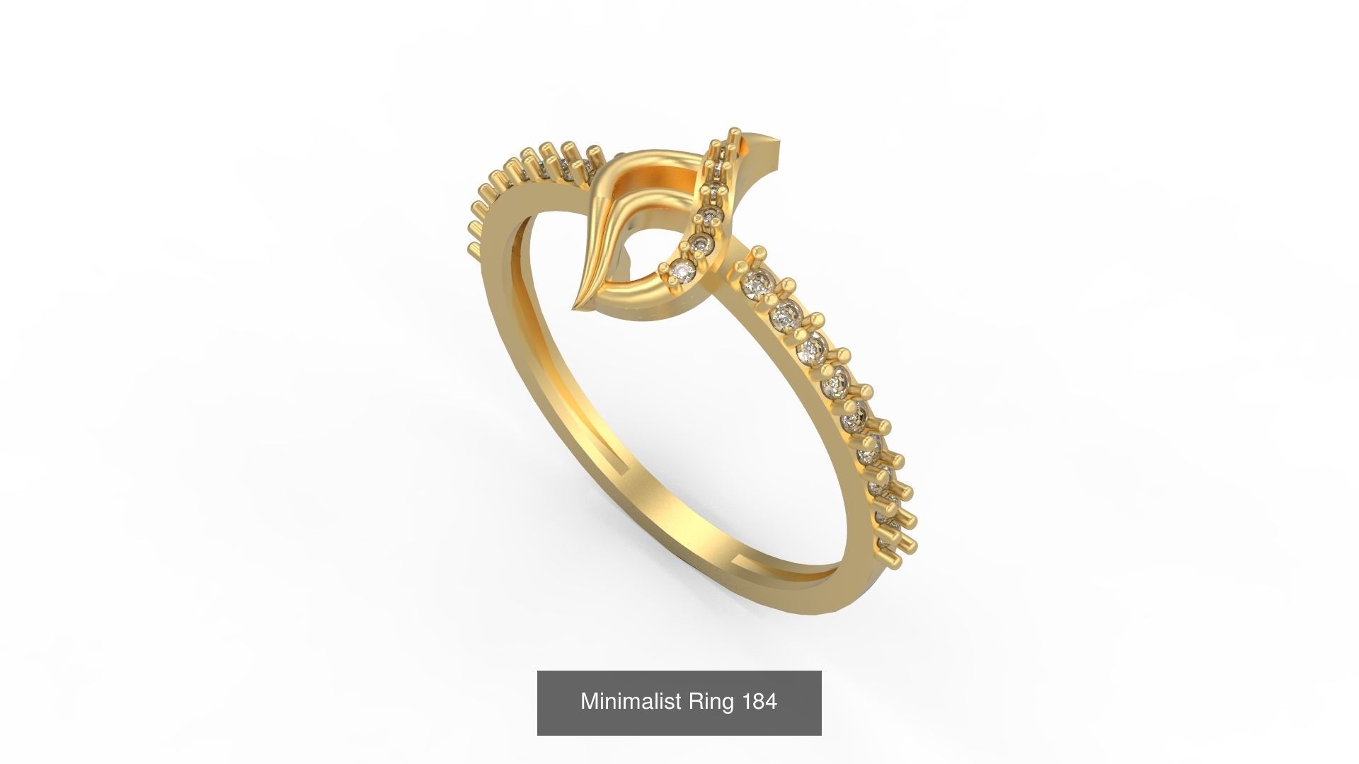 Light rings weighing 1 to 4 grams 500 Rings 3D Model Collection_246