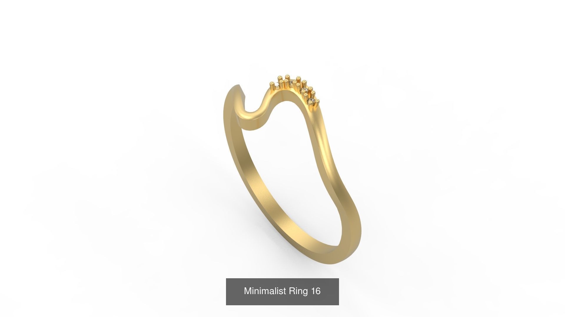 Light rings weighing 1 to 4 grams 500 Rings 3D Model Collection_108