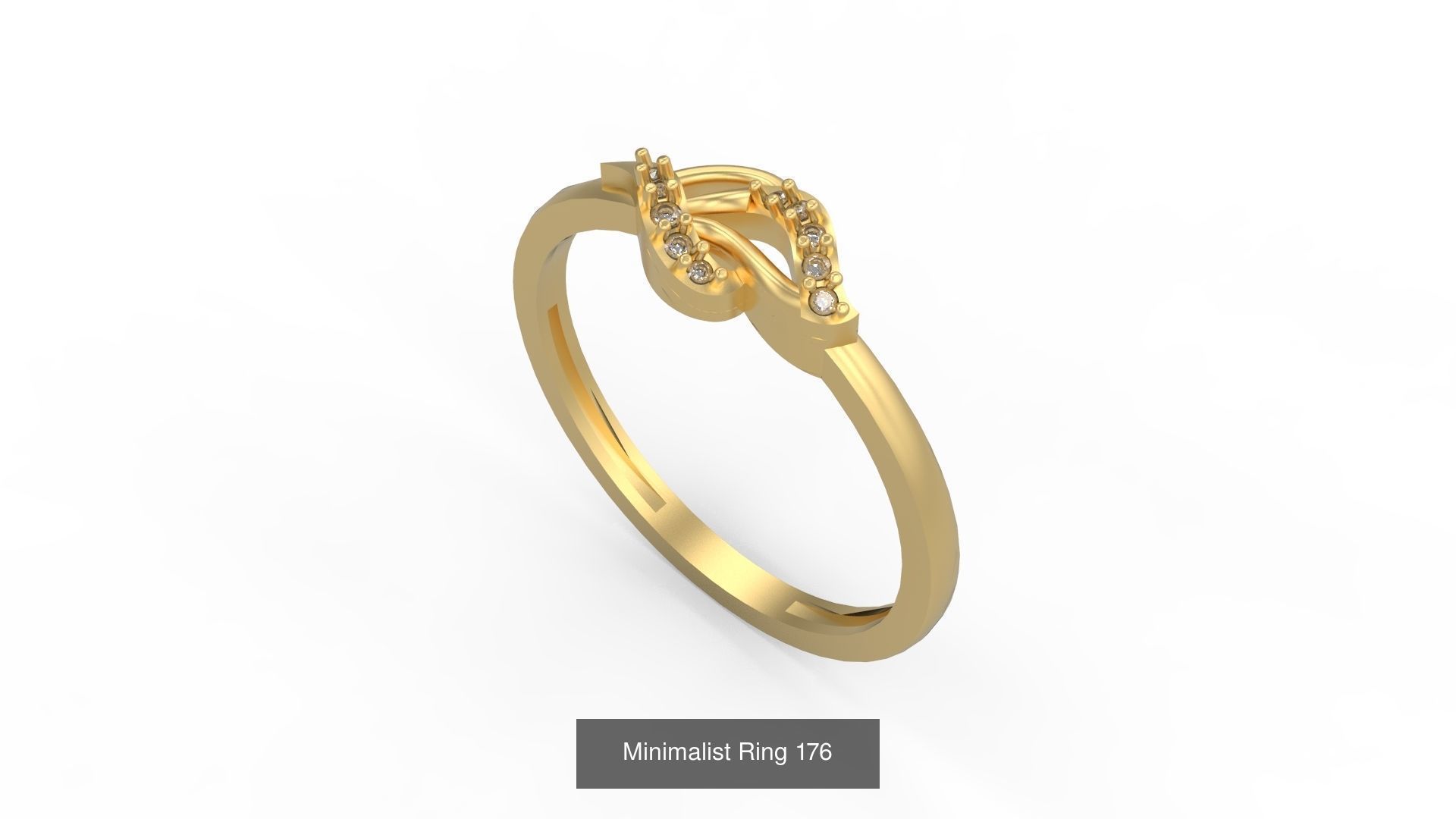 Light rings weighing 1 to 4 grams 500 Rings 3D Model Collection_238