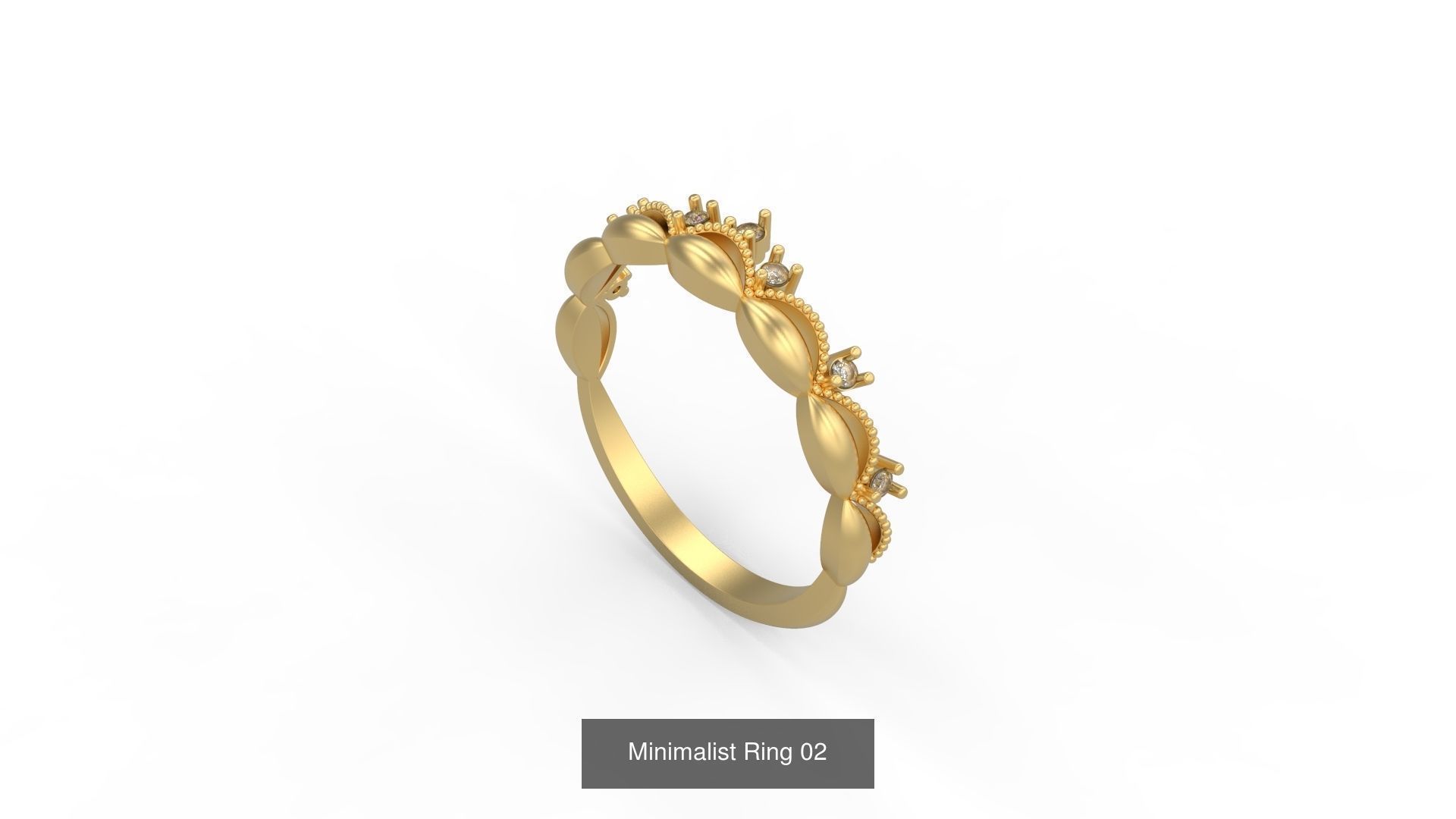 Light rings weighing 1 to 4 grams 500 Rings 3D Model Collection_30