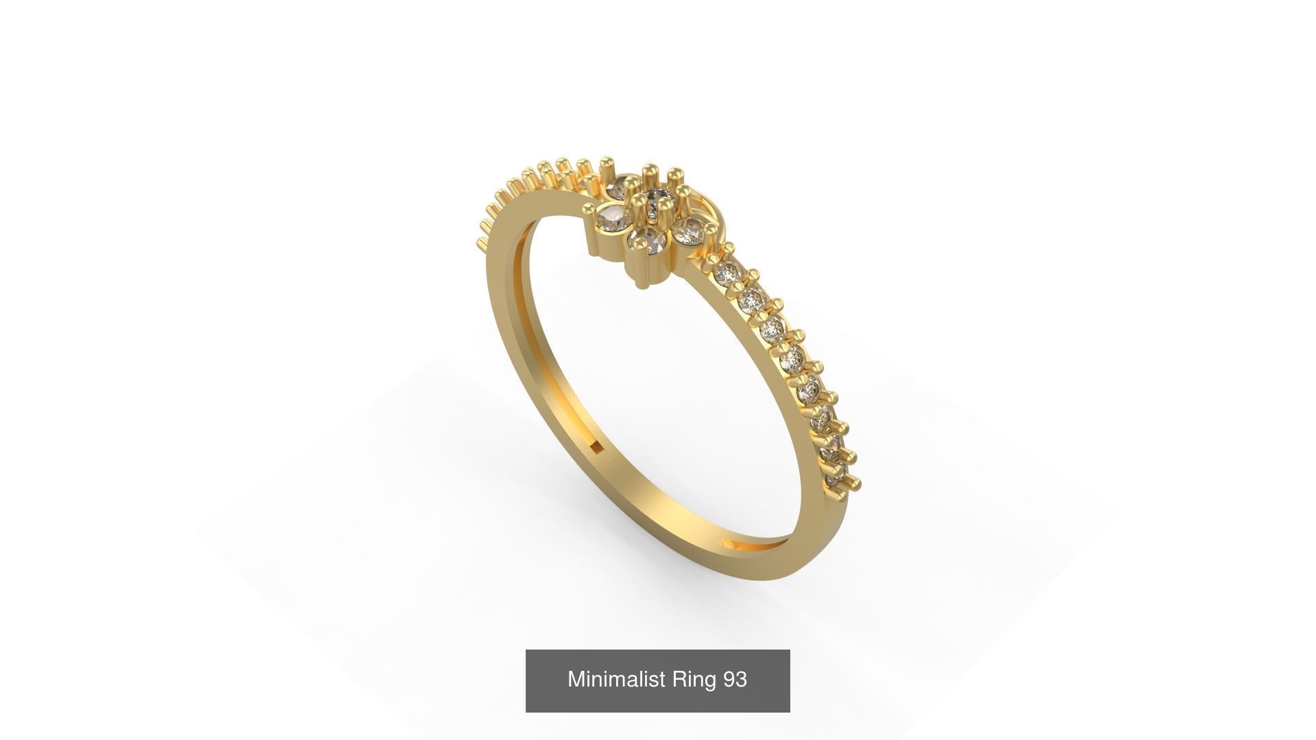 Light rings weighing 1 to 4 grams 500 Rings 3D Model Collection_89