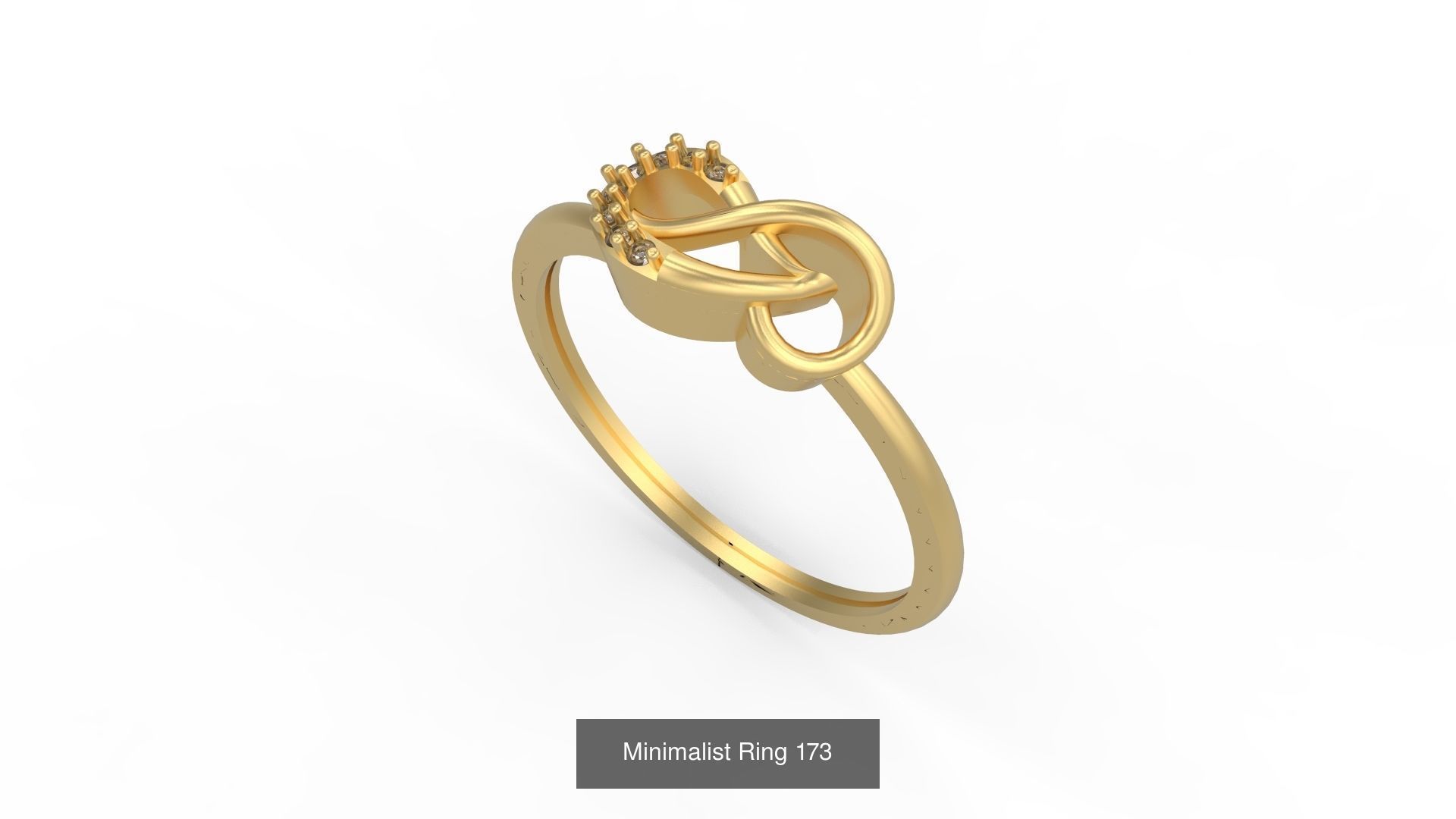 Light rings weighing 1 to 4 grams 500 Rings 3D Model Collection_235