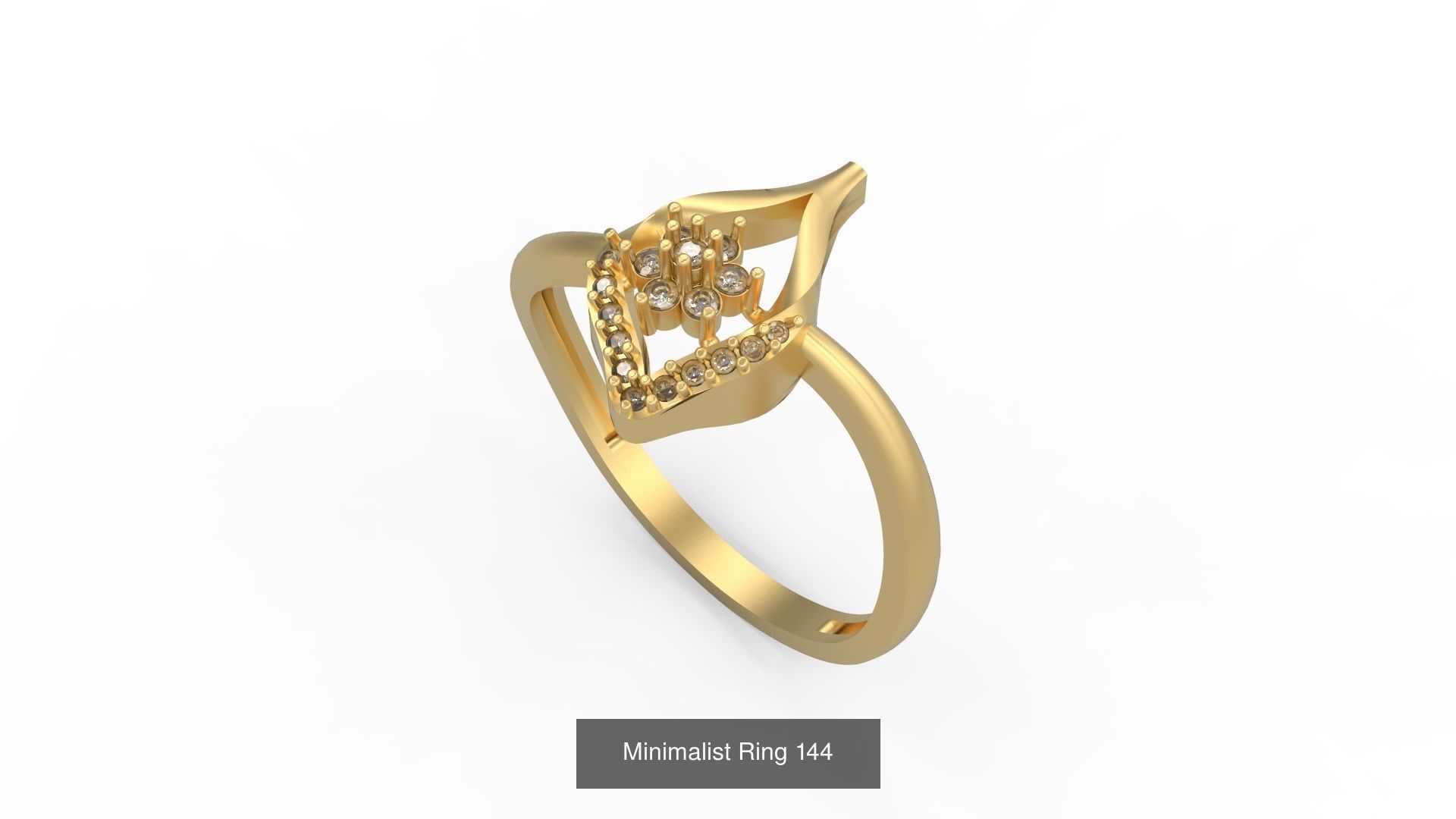 Light rings weighing 1 to 4 grams 500 Rings 3D Model Collection_206