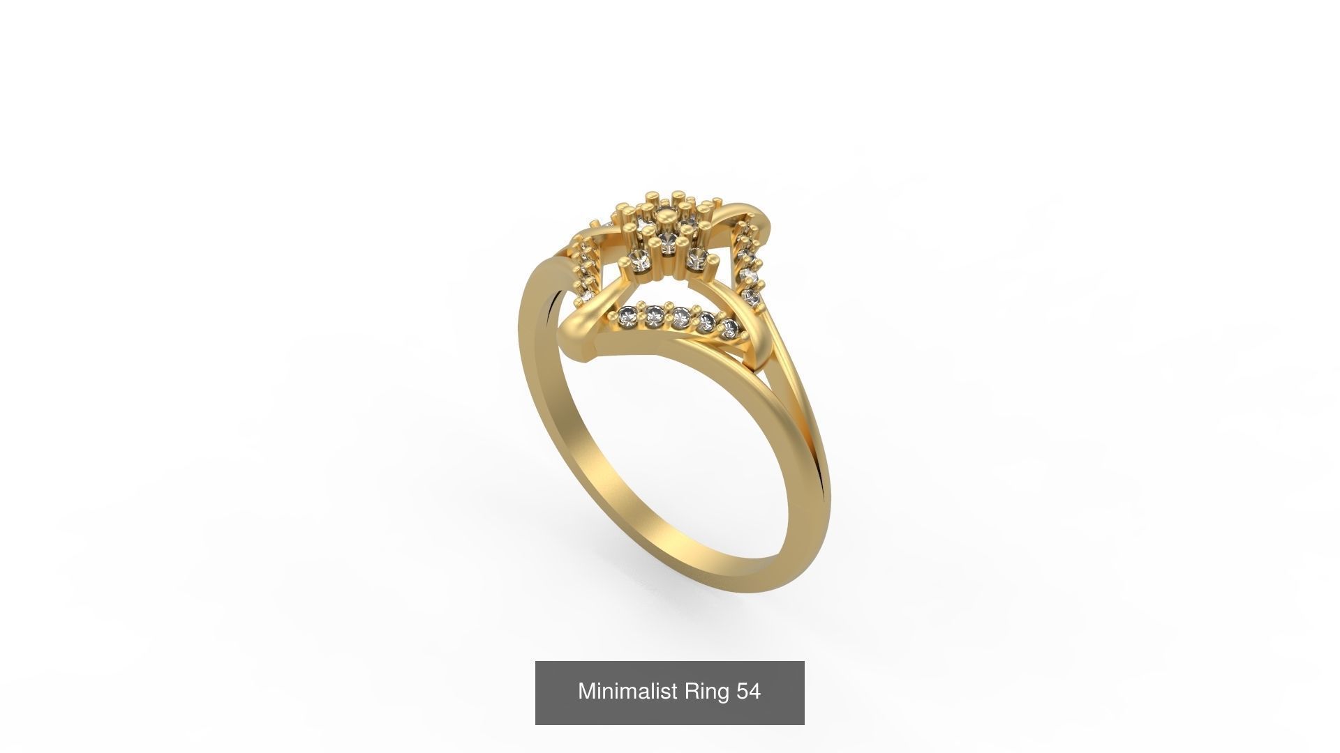Light rings weighing 1 to 4 grams 500 Rings 3D Model Collection_146