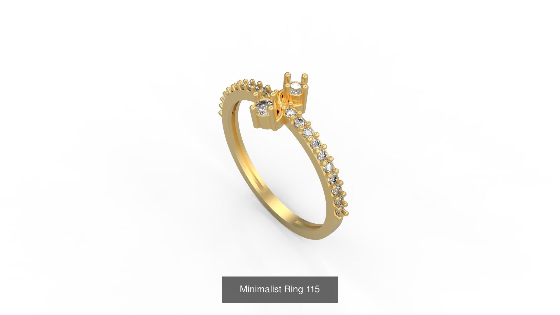 Light rings weighing 1 to 4 grams 500 Rings 3D Model Collection_177