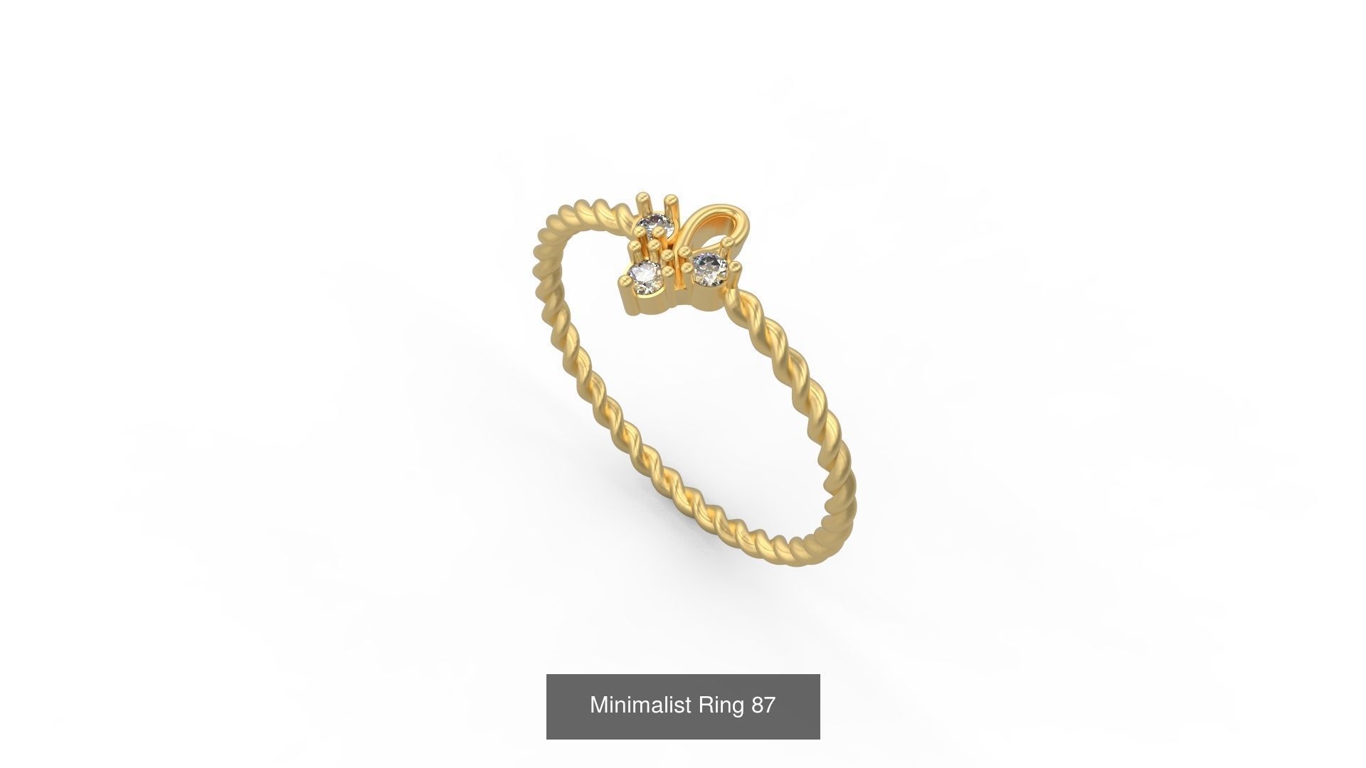 Light rings weighing 1 to 4 grams 500 Rings 3D Model Collection_83