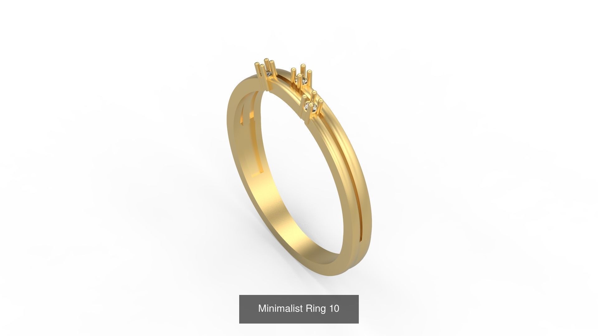 Light rings weighing 1 to 4 grams 500 Rings 3D Model Collection_102