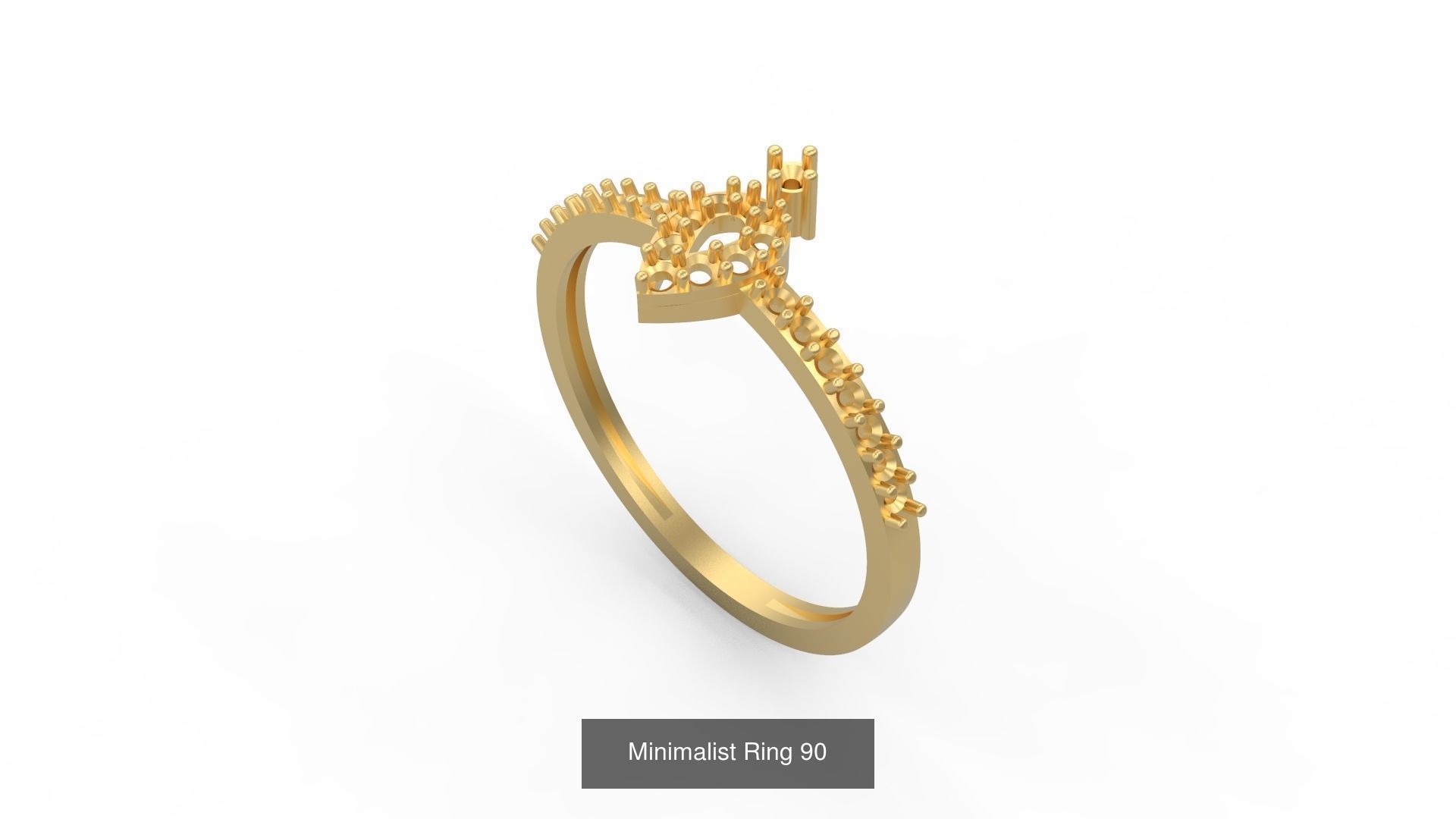 Light rings weighing 1 to 4 grams 500 Rings 3D Model Collection_86